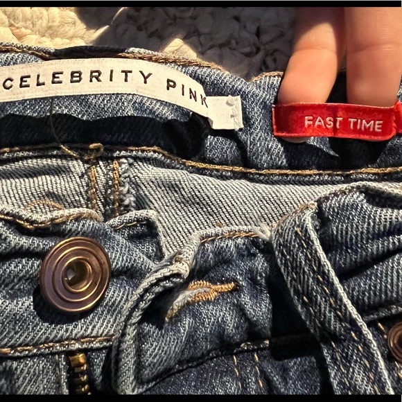 celebrity pink high rise flare jeans - Picture 3 of 4